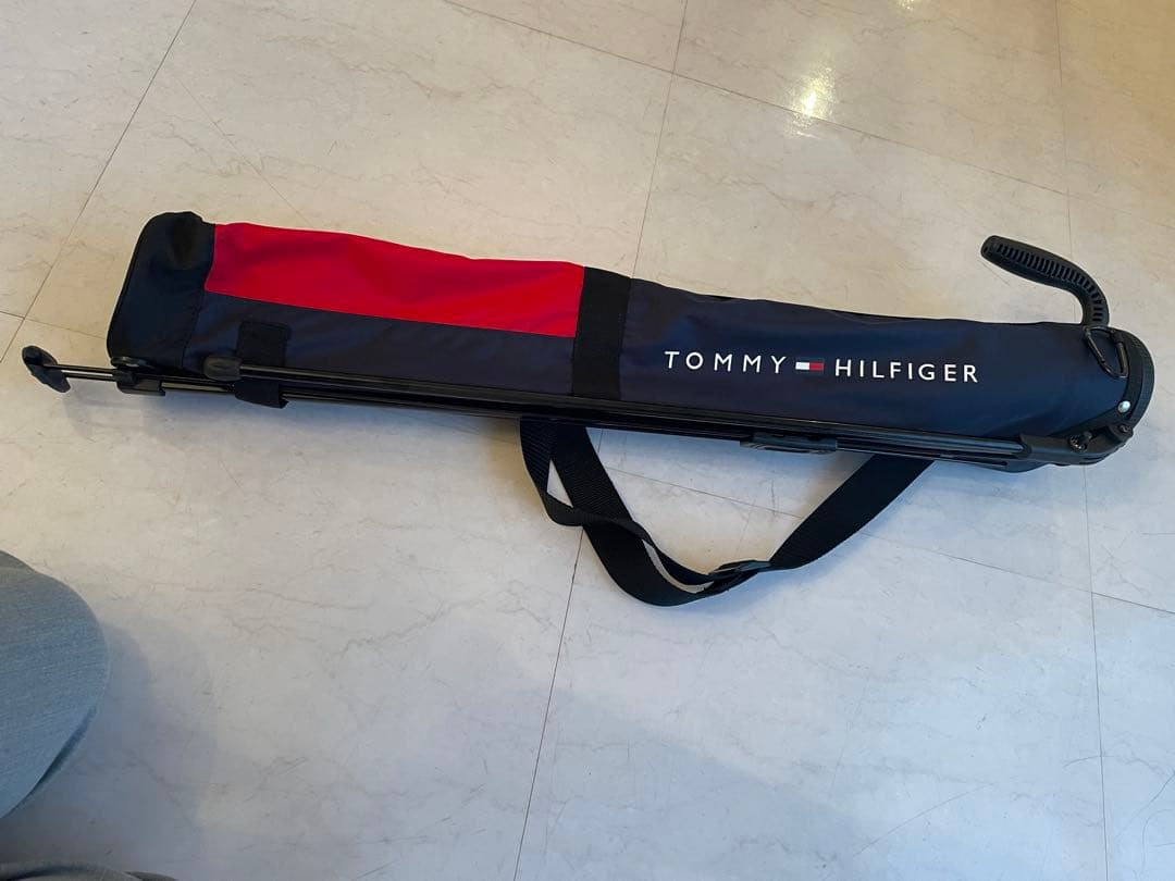   スタンドバッグ ネイビー/レッド