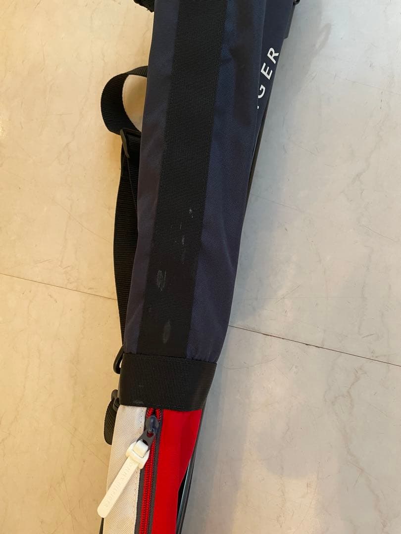   スタンドバッグ ネイビー/レッド