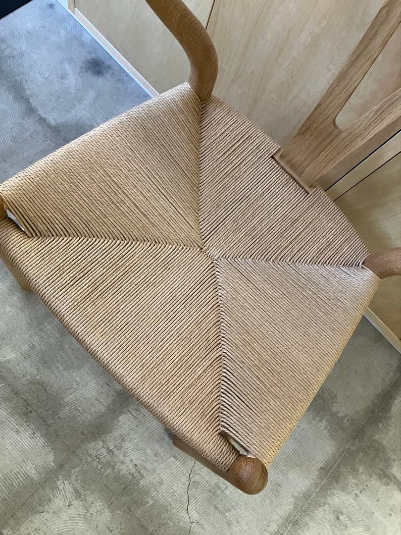 CH24 ワイチェア Yチェア オークオイルナチュラル 座面高45cm