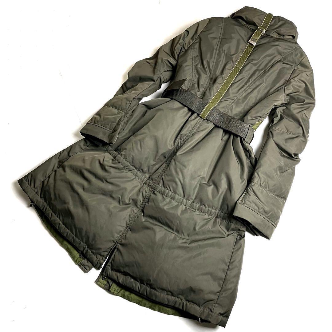 y*o様 マリテフランソワジルボー ダウンコート ベルト付き 収納フード付き 割