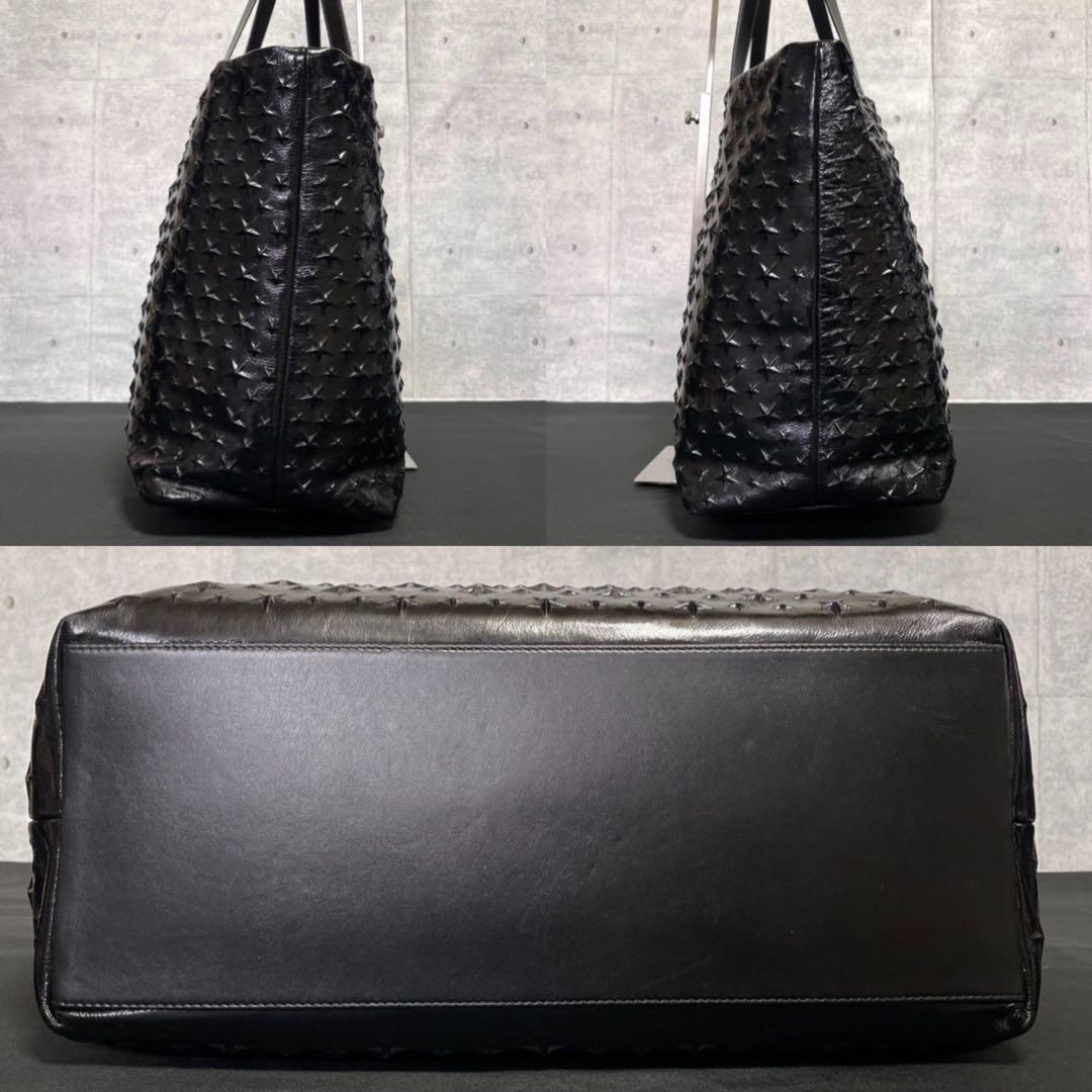 専用品JIMMY CHOO PIMLICO パテントレザー 黒 トートバッグ