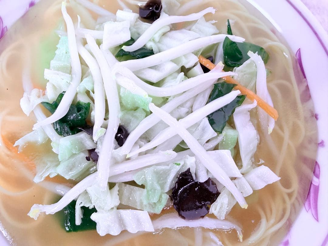 昭和レトロ タンメン 食品サンプル 直径約21.5cm 町中華 ディスプレイ用