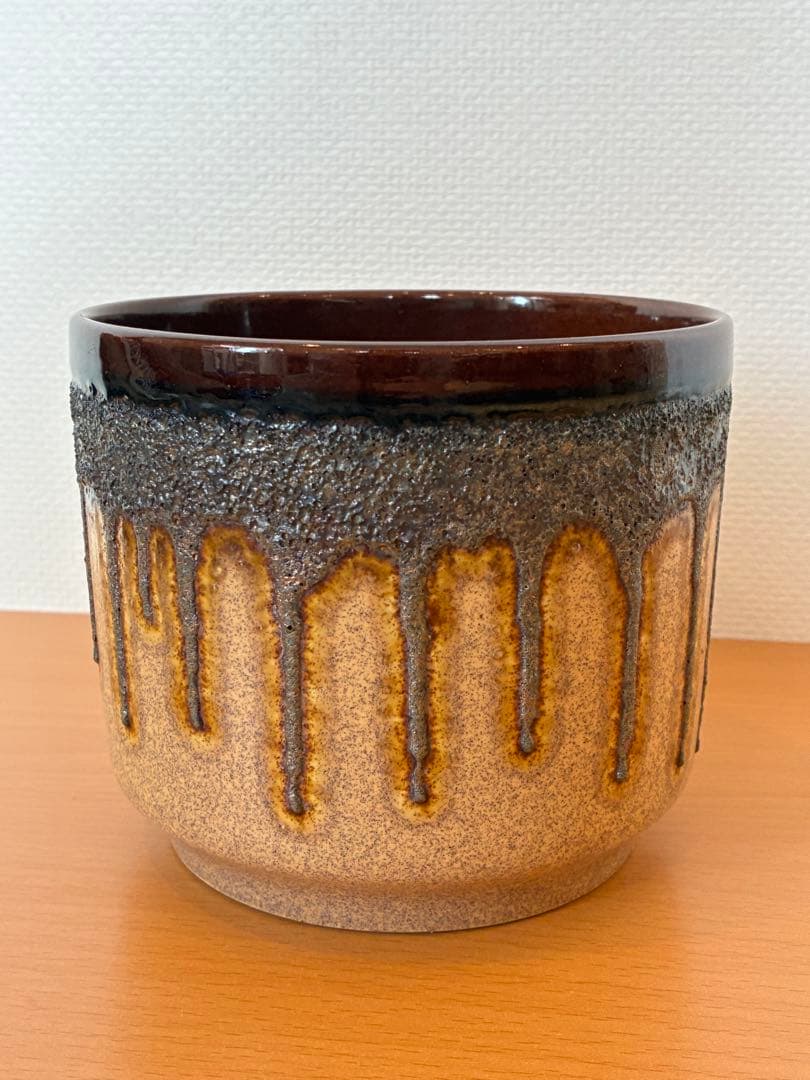 Fatlava Scheurich プランター 鉢 60年代 高さ11.7cm