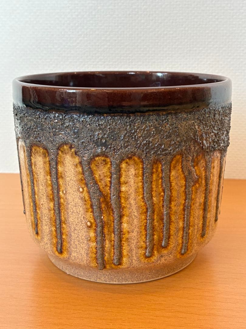 Fatlava Scheurich プランター 鉢 60年代 高さ11.7cm