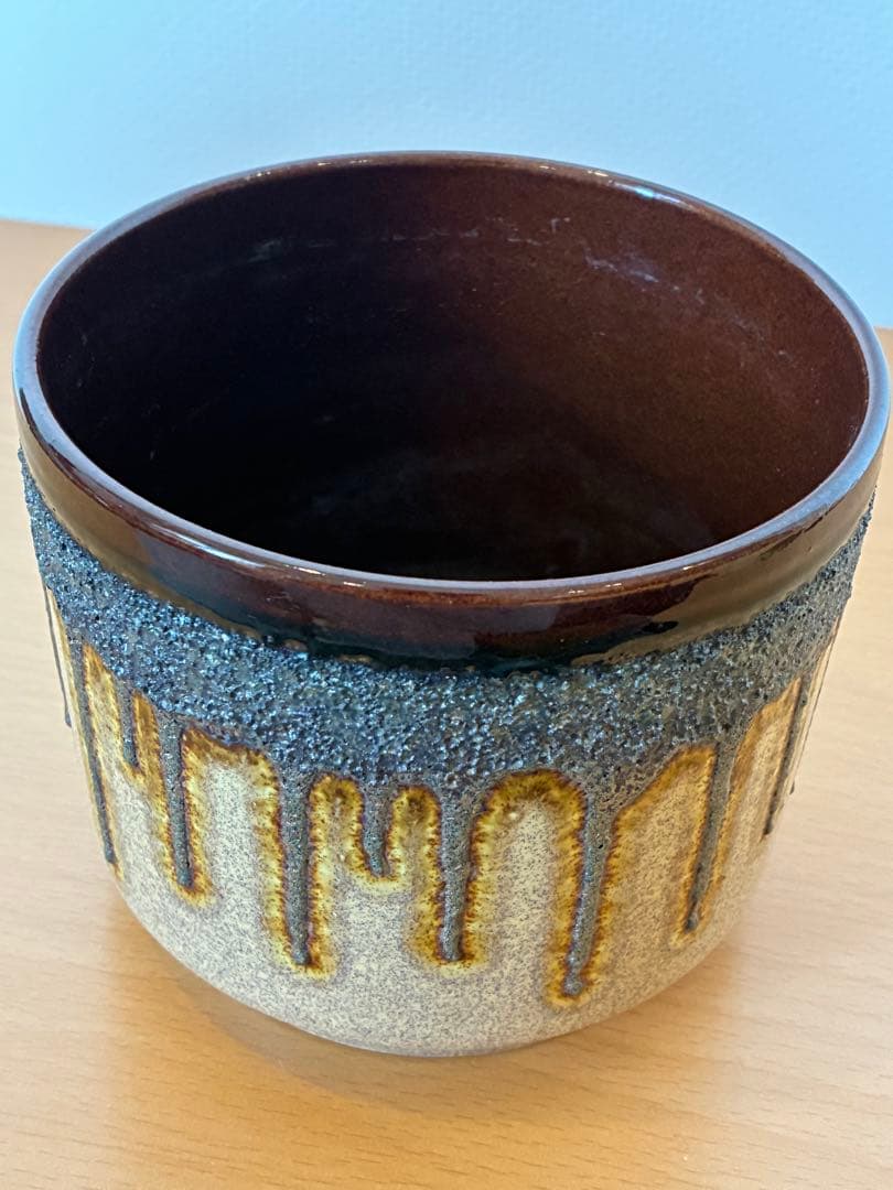 Fatlava Scheurich プランター 鉢 60年代 高さ11.7cm