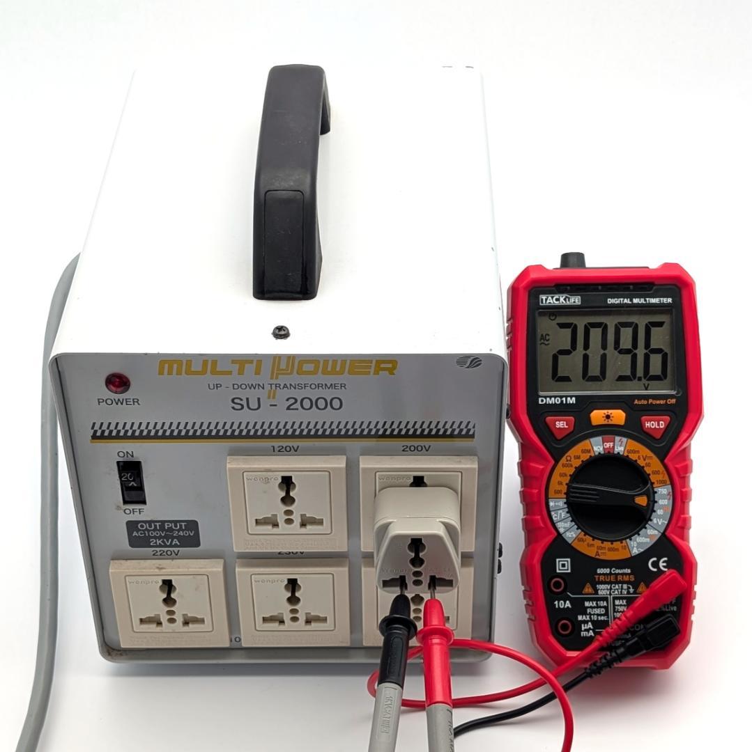 スワロー電機 SU-2000 マルチパワートランス アップダウントランス
