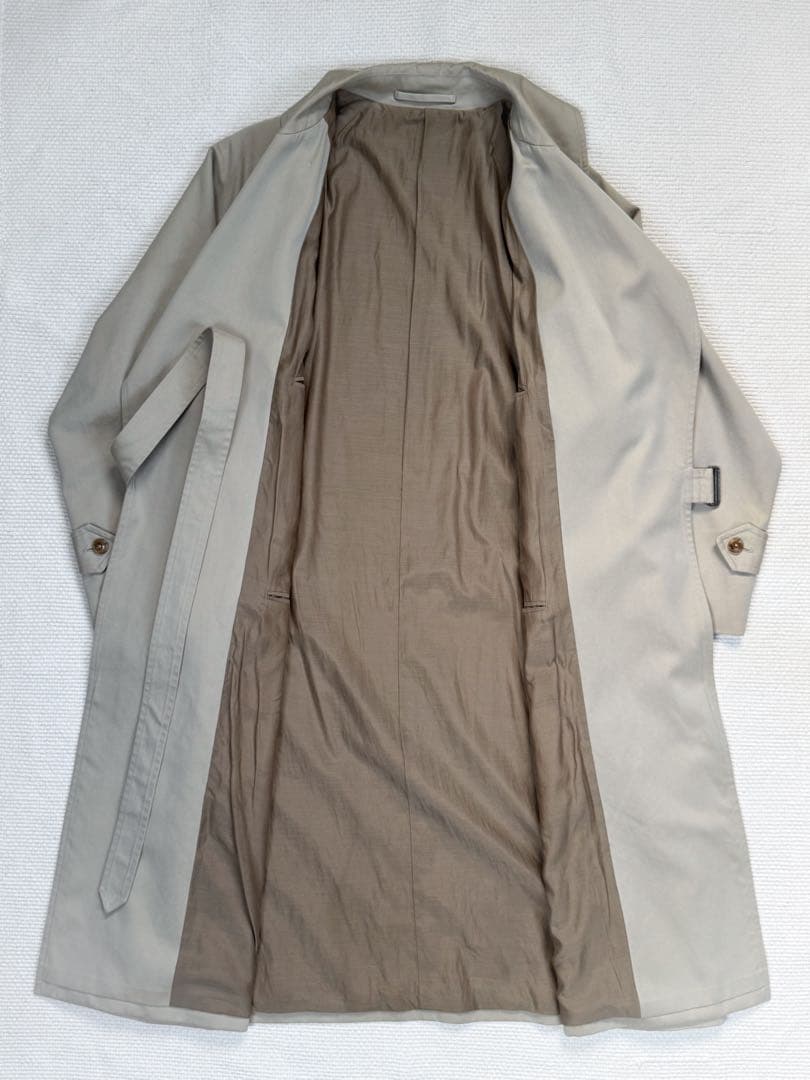 COMOLI 20SS コットンギャバ タイロッケンコート BEIGE サイズ1