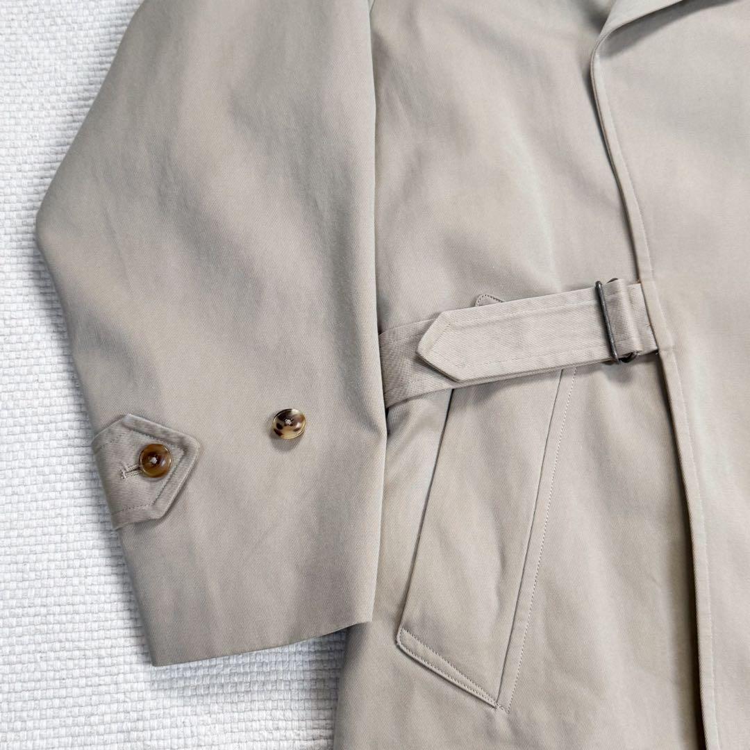 COMOLI 20SS コットンギャバ タイロッケンコート BEIGE サイズ1