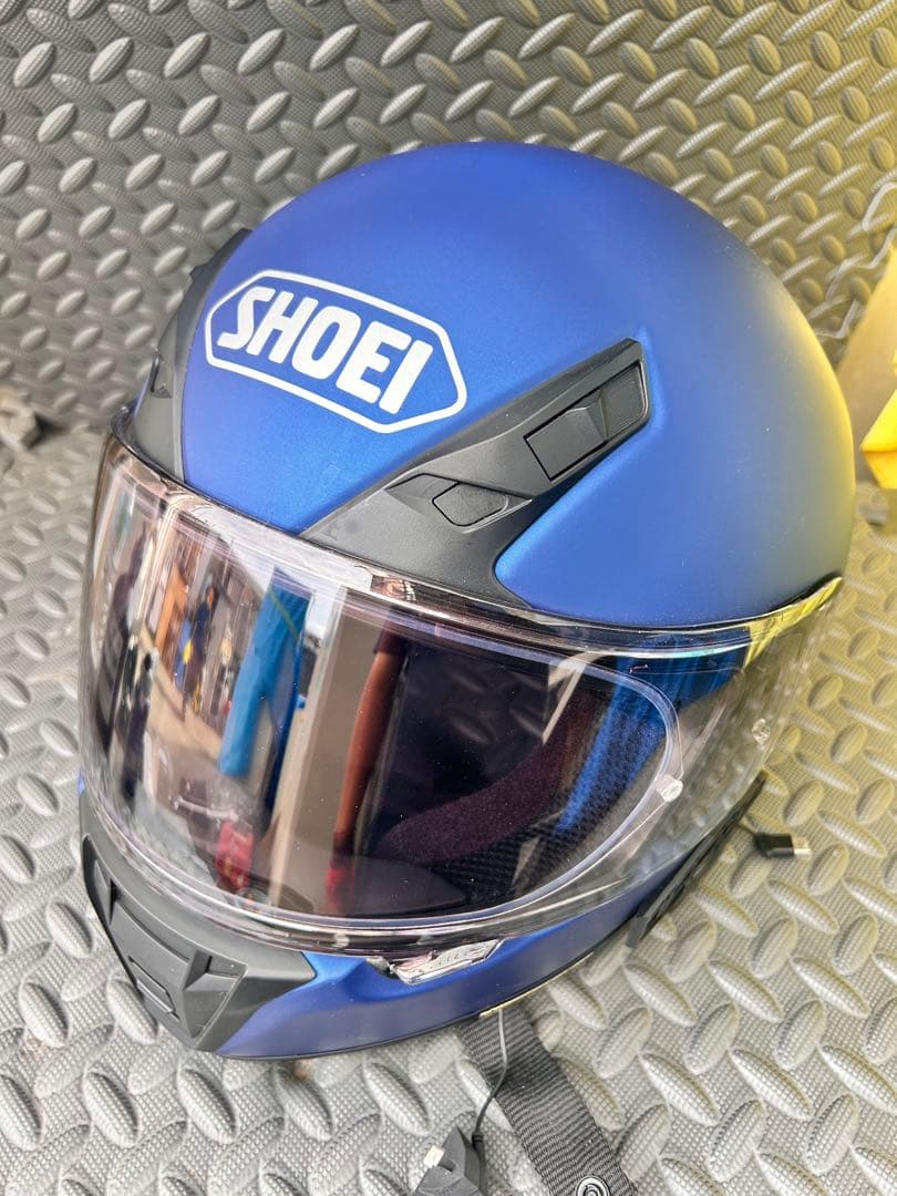 極美品　SHOEI フルフェイスヘルメット ブルー