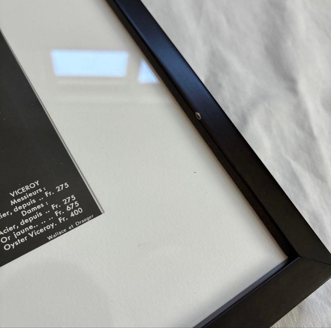 ROLEX 時計広告 アートプリント フレーム付き