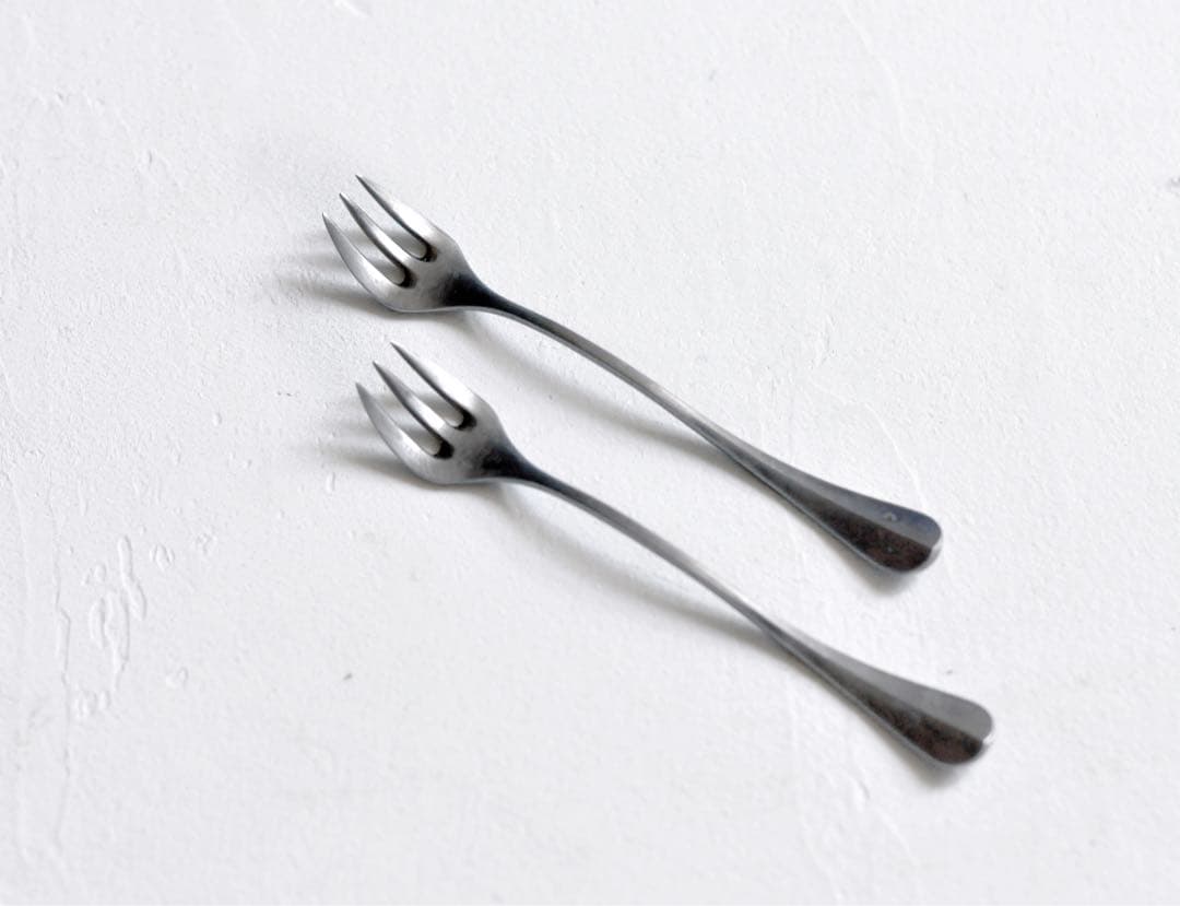 永島義教さん：ステンレス ミニフォーク 2本セット