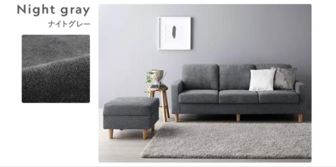 【RASIK】2.5人掛けソファ