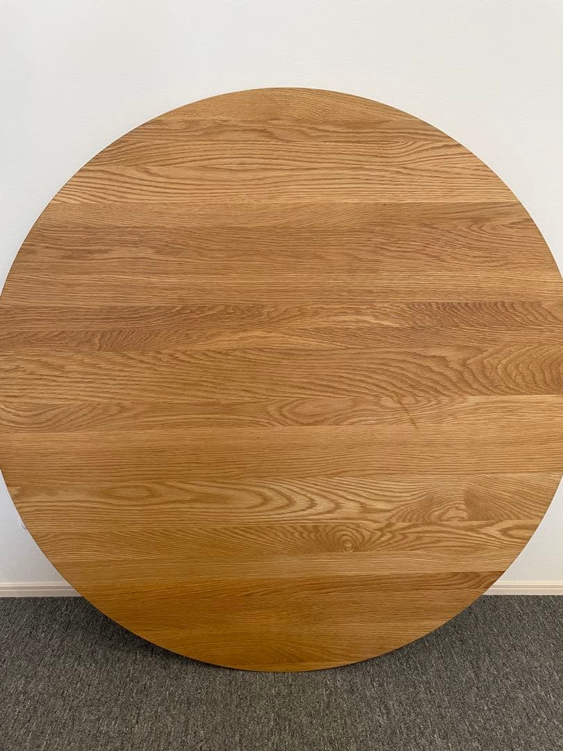 SOLK(ソルク) ラウンドダイニングテーブル Φ1100 unico 無垢