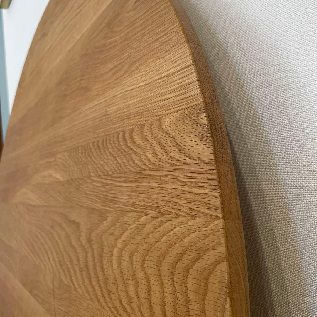 SOLK(ソルク) ラウンドダイニングテーブル Φ1100 unico 無垢