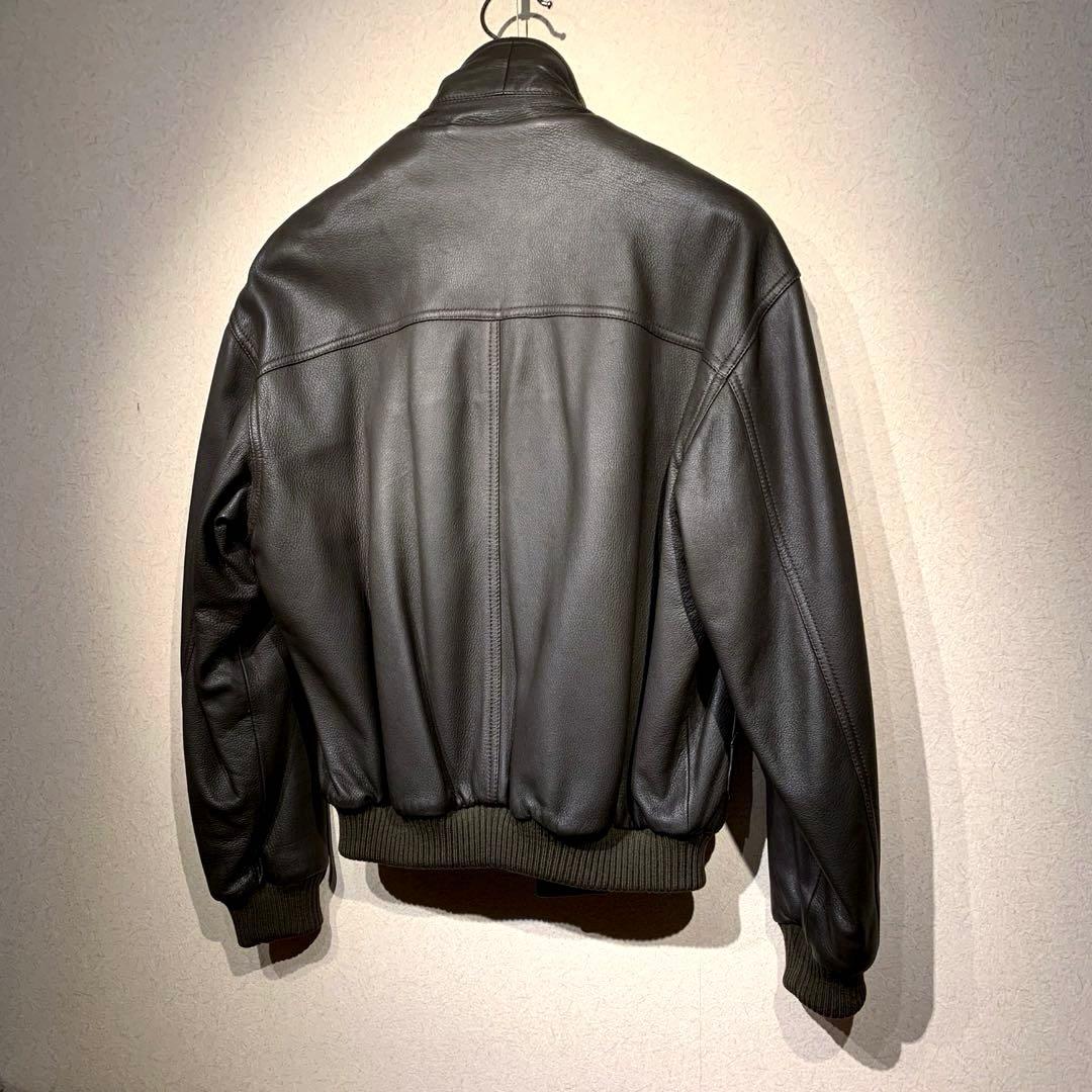 【最上級・鹿革】最高峰エルメネジルドゼニア A-2 フライトジャケットM〜L