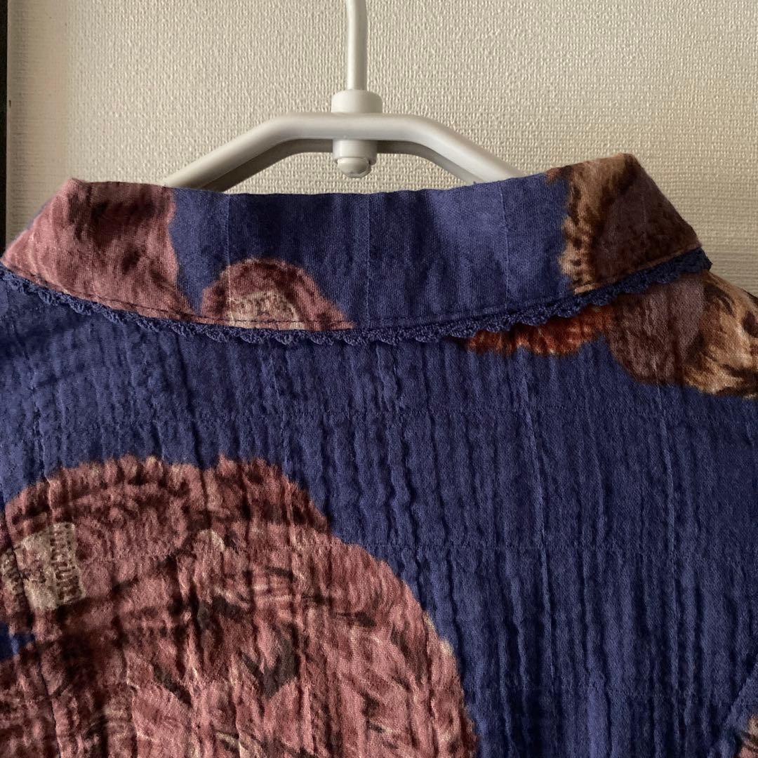 【定価12100円】新品　nacrure 2重ガーゼ　テディベア　パジャマ　M