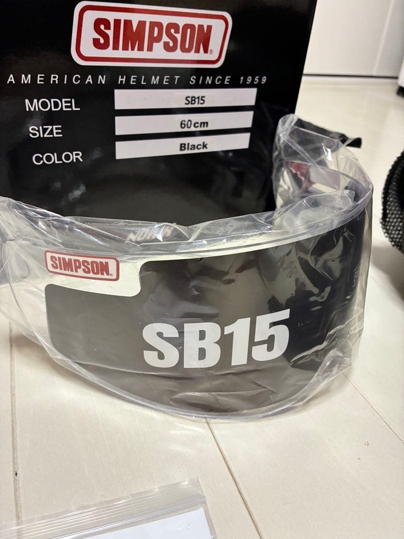 SIMSON フルフェイスヘルメット SB15 ブラック