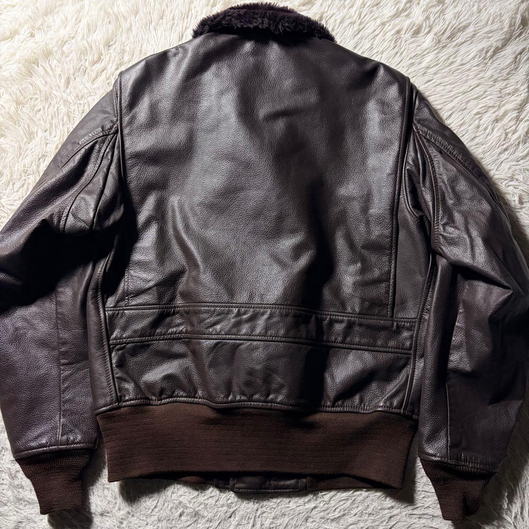 【雰囲気抜群】BRILL BROS フライトジャケット　 G-1 本革　44