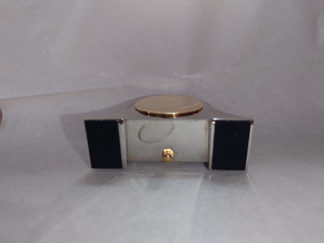 スターバックス ミニ置時計 シルバー激レア