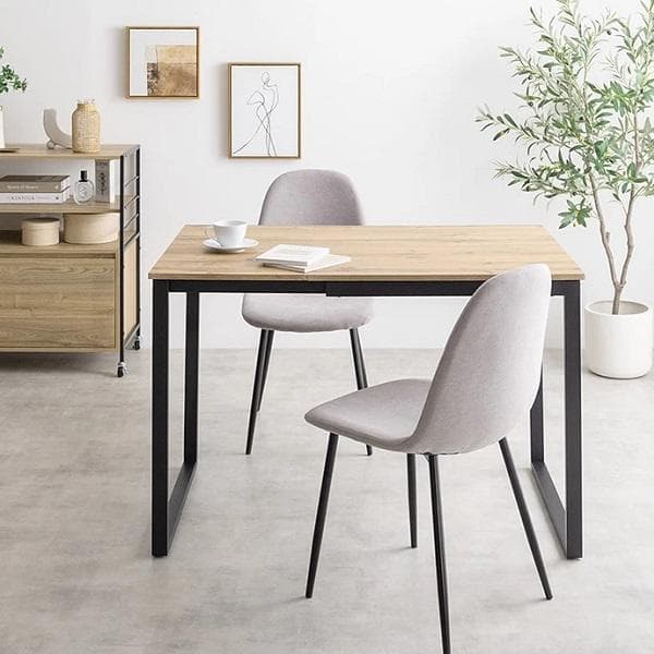 ３点セット 伸縮式ダイニングテーブル+チェア2脚 伸縮式 バタフライ ２人掛け