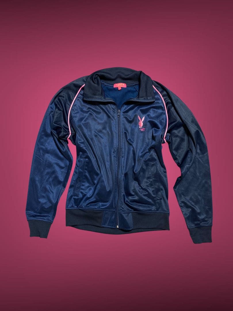 00s当時物平成ギャルplay boyフェアリーグランジロックトラックジャケット