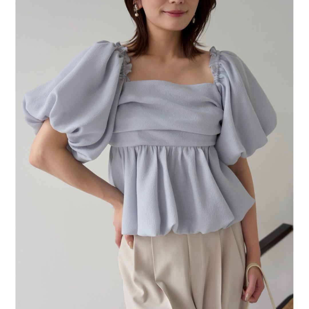 FRAY I.D フレイアイディー 3wayオフショルパフスリーブブラウス