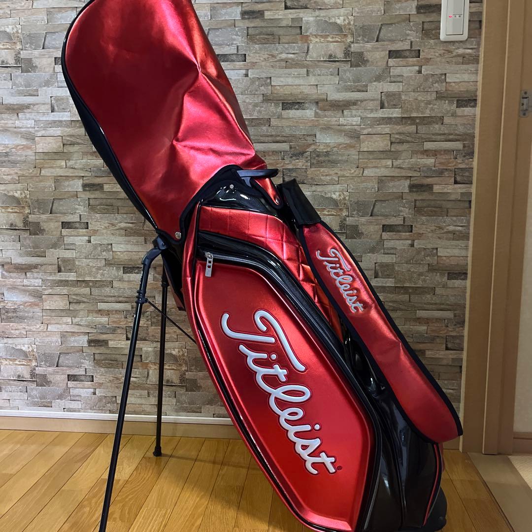 Titleist 赤 キャディバッグ