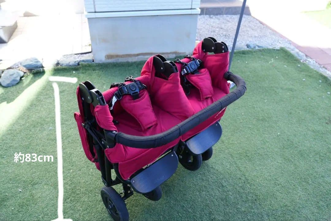 AirBuggy ココダブル　双子　ベビーカー レッド　（送料込み）