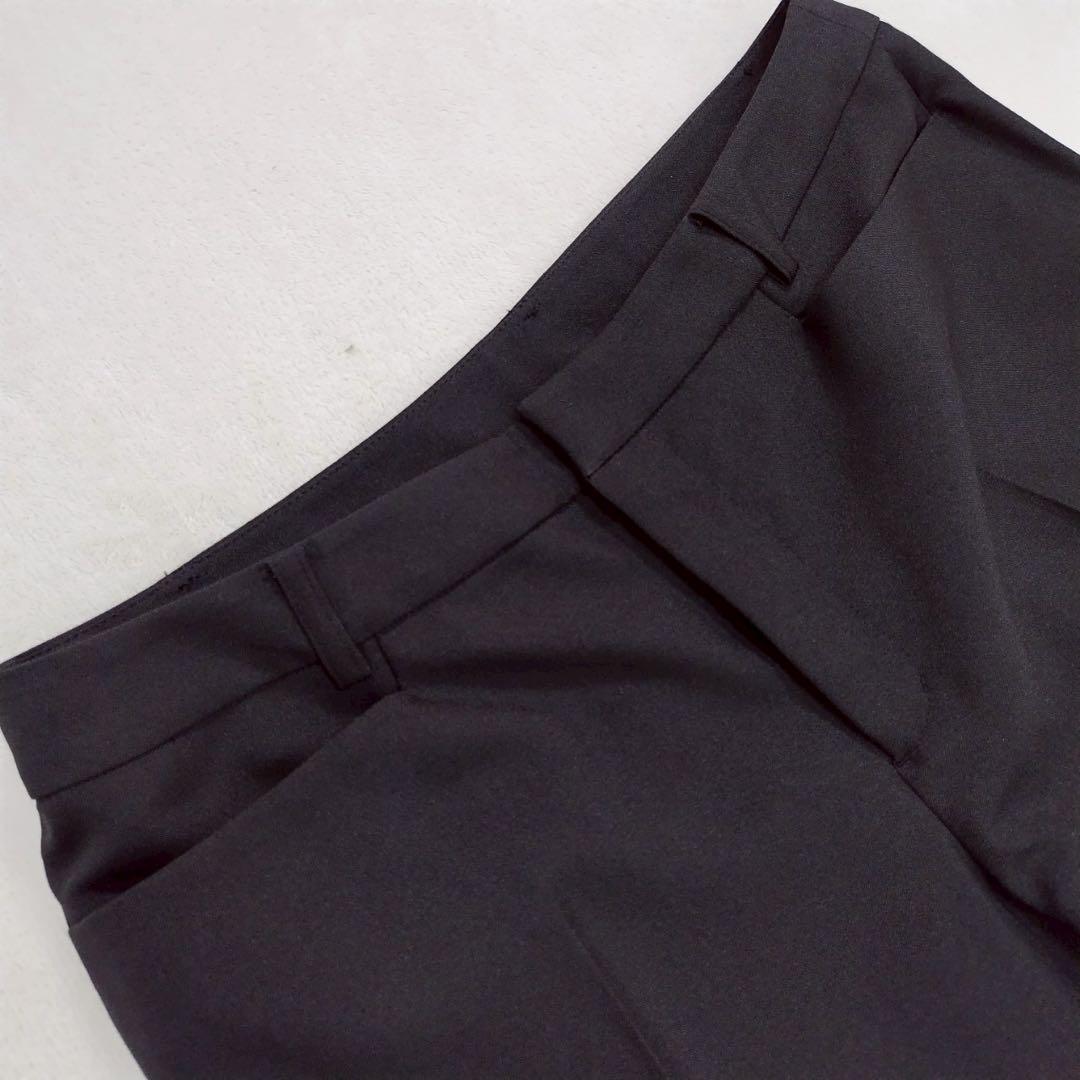 美品 パンツスーツ ブラック3点 セットアップ 就活 リクルート 17号 大きい