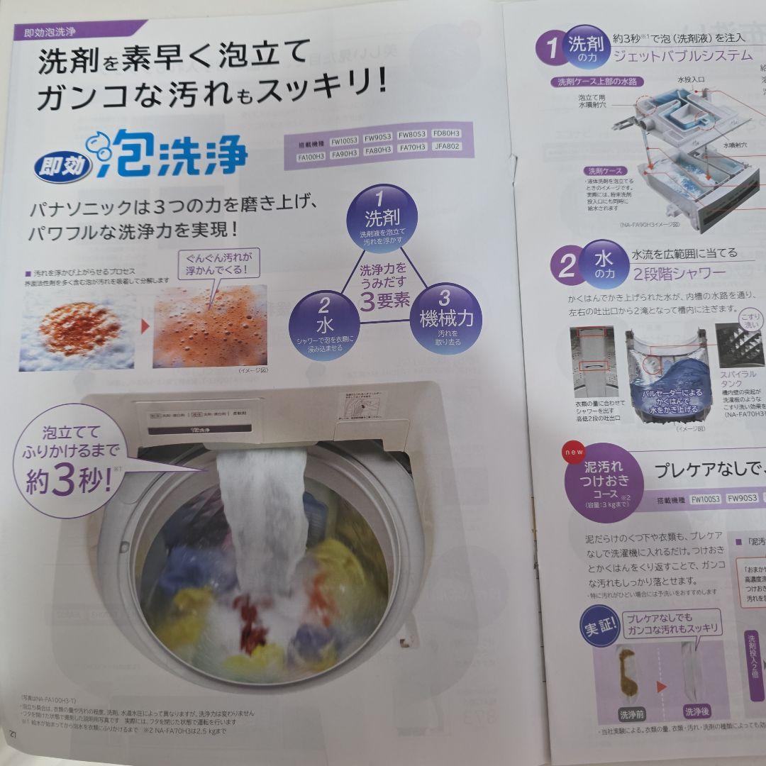 ★★cocon*NA-FA100H3 縦型洗濯機 パナソニック 10kg