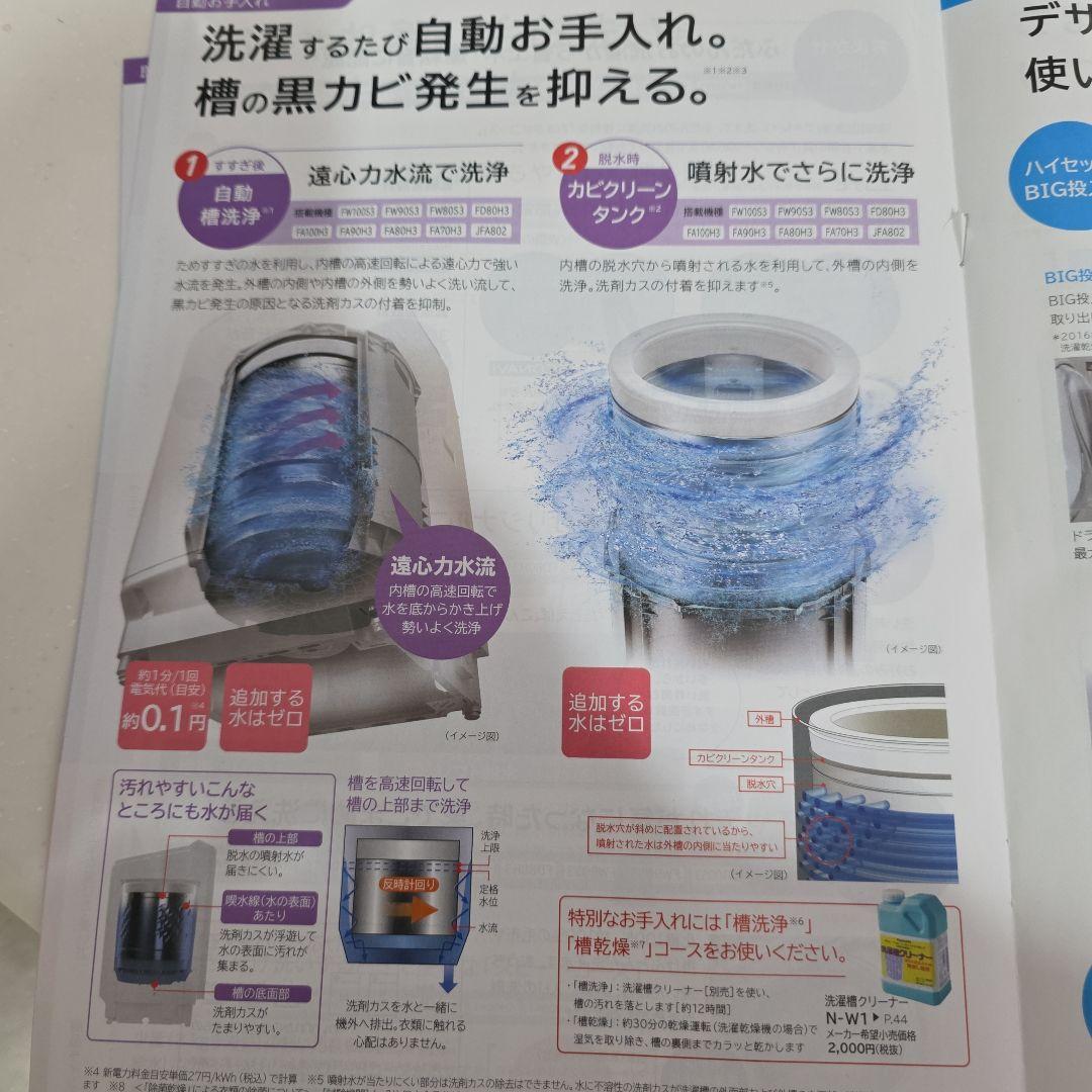 ★★cocon*NA-FA100H3 縦型洗濯機 パナソニック 10kg