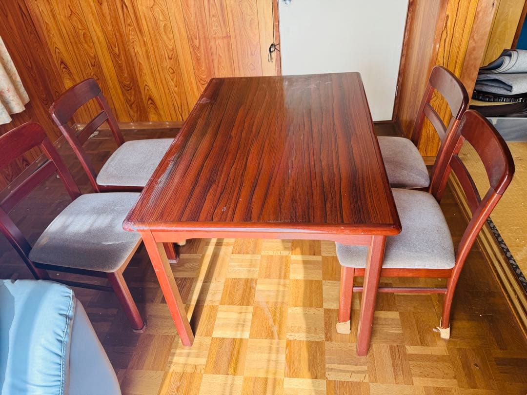 福岡発 マルニ木工 maruni ダイニングテーブル チェア4脚セット食卓椅子