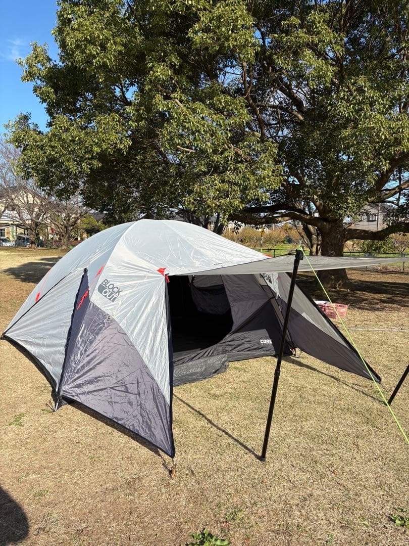 CORE 6人用ブロックアウト光遮断テント