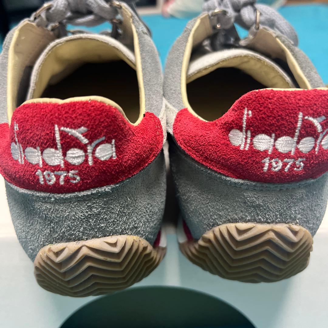 diadora Heritage スニーカー グレー/レッド　イタリア