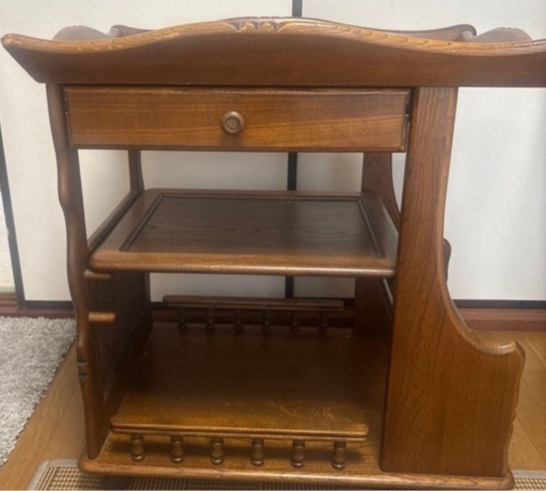 カリモク家具　キャスターワゴン