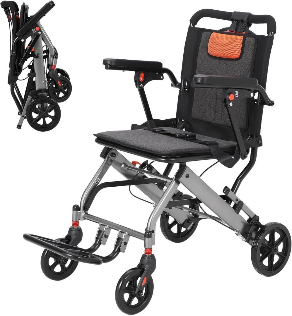 ガービー（Garvee）車椅子 介助型 介助用車いす 自立できる 軽量 コンパク