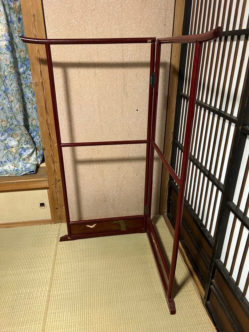 昭和レトロ　衣桁　和風ハンガーラック　着物掛け　和家具　和小物