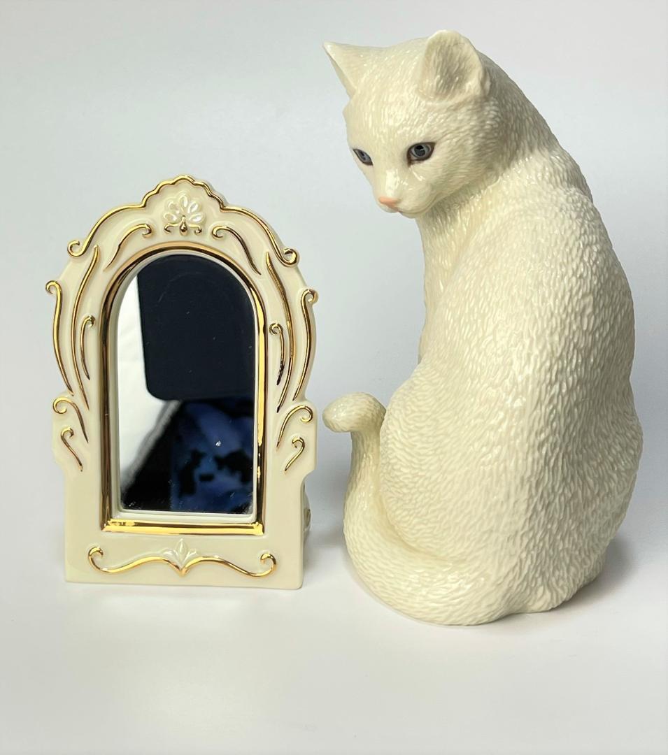 大きなサイズ レノックス 猫 フィギュリン admiration