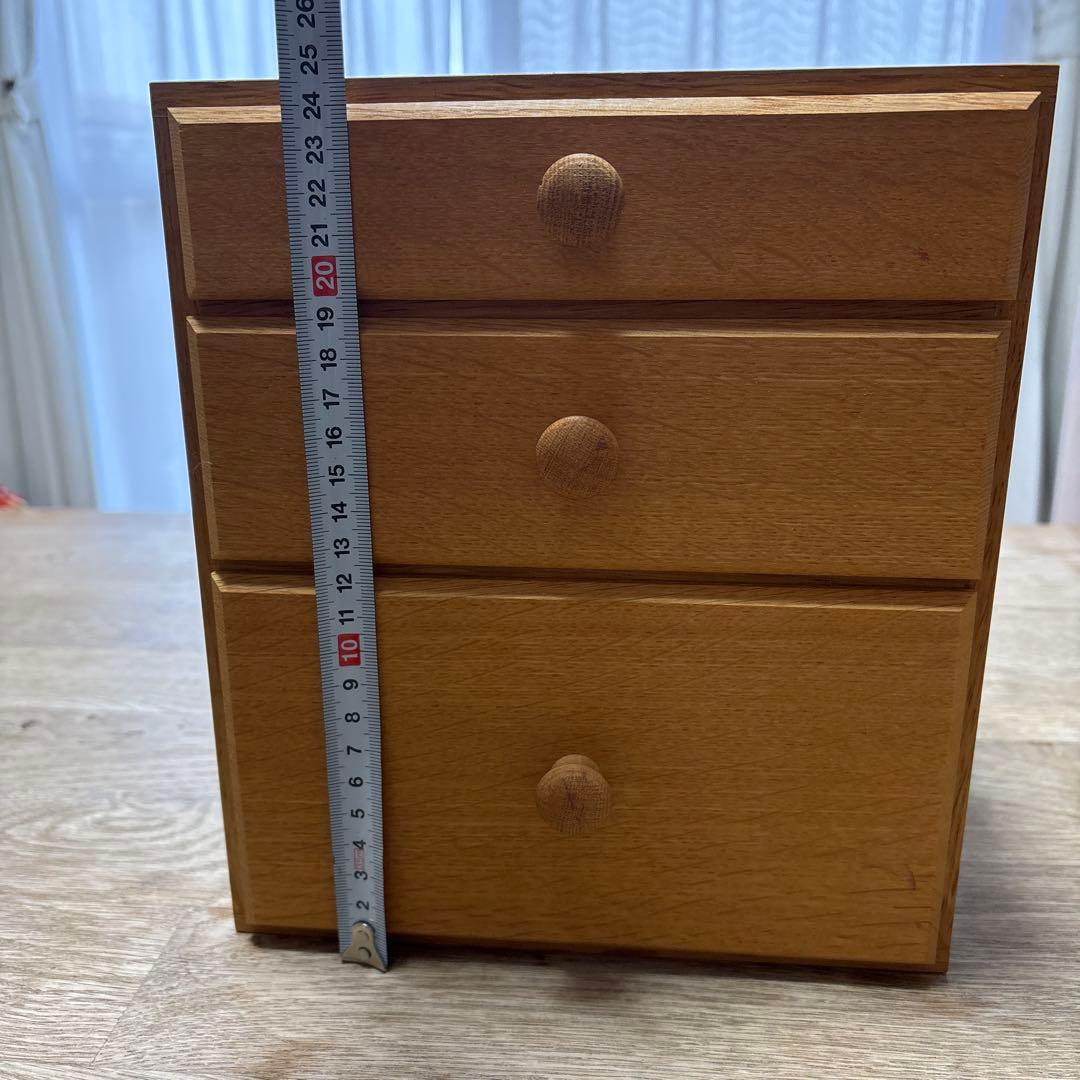 倉敷意匠　引き出しボックス　三段引き出し