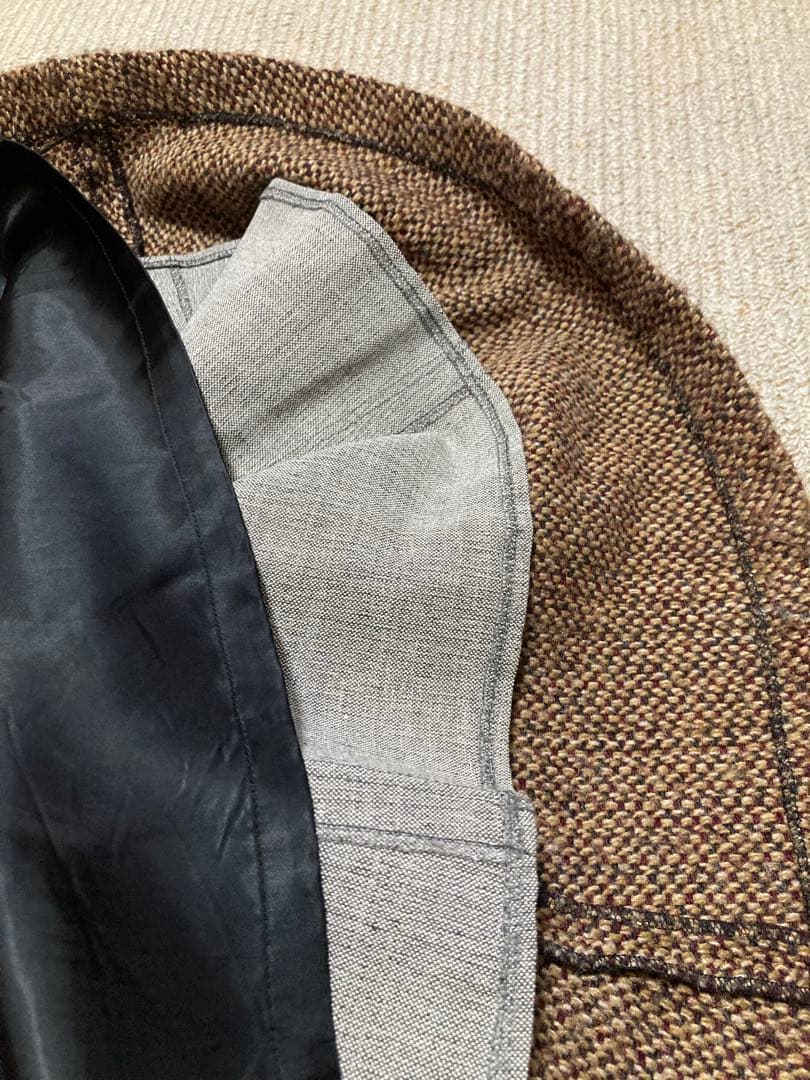 ヴィンテージ　JUNYA WATANABE ツイード風フレアスカートワンピース