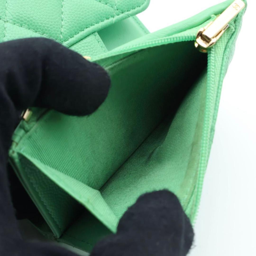 【極美品】CHANEL マトラッセ　スモールフラップウォレット　三つ折り