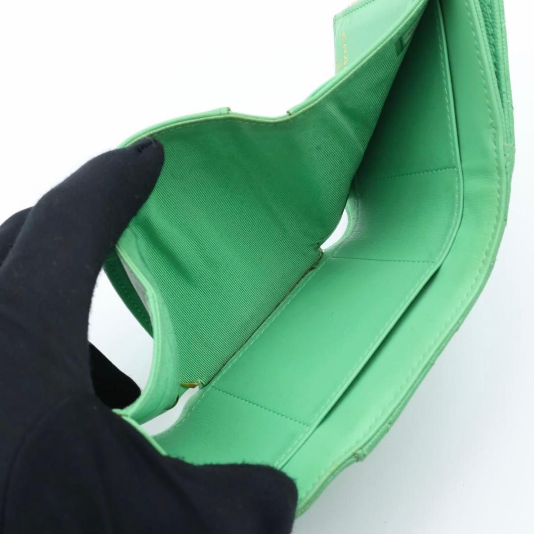 【極美品】CHANEL マトラッセ　スモールフラップウォレット　三つ折り