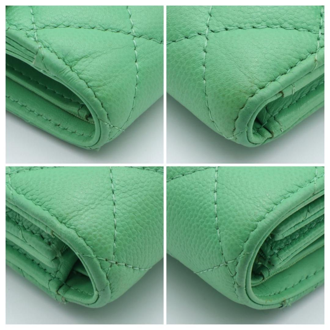 【極美品】CHANEL マトラッセ　スモールフラップウォレット　三つ折り