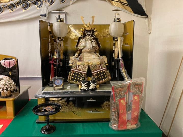 値下げ[展示品・未使用] 兜飾り　子供の日