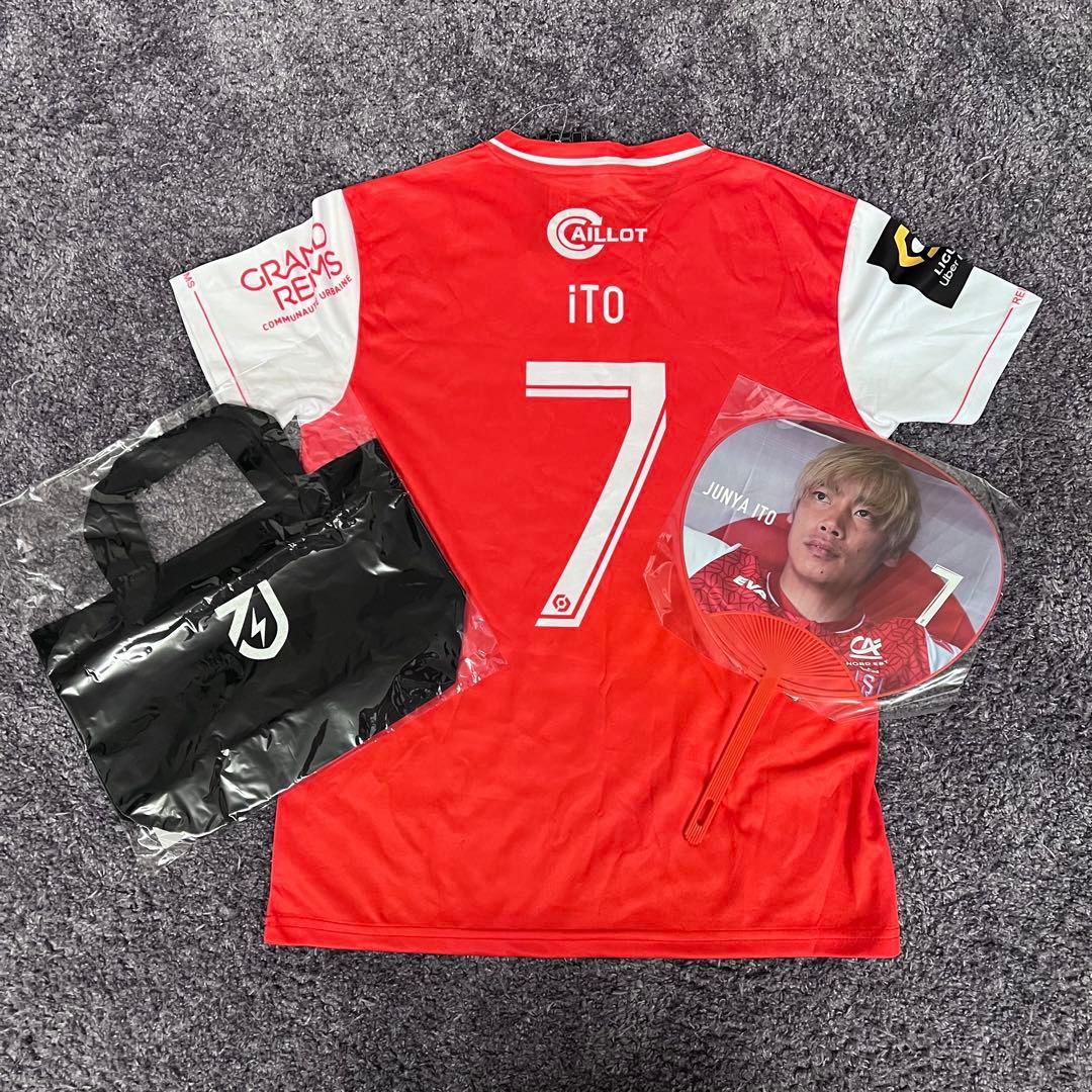 伊東純也 スタッドランス 応援グッズセット ユニフォーム うちわ トートバッグ