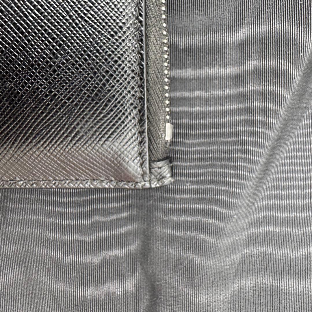 PRADA サフィアーノ クジラ柄 カードケース ケース 黒