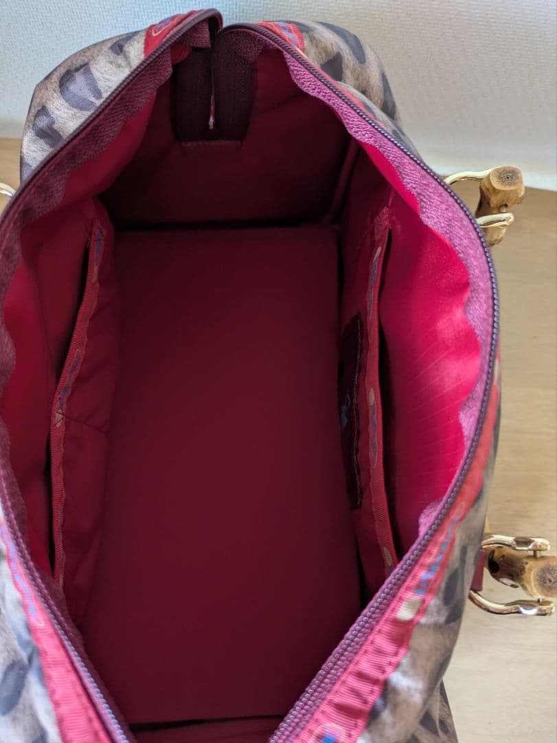 【美品】LeSportsacバンブーボストンバッグ