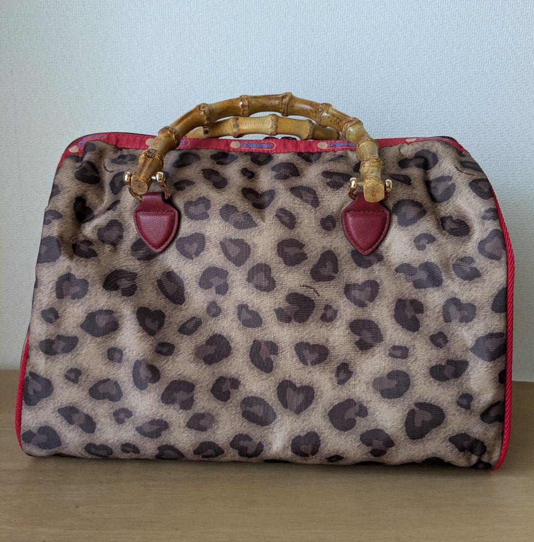 【美品】LeSportsacバンブーボストンバッグ