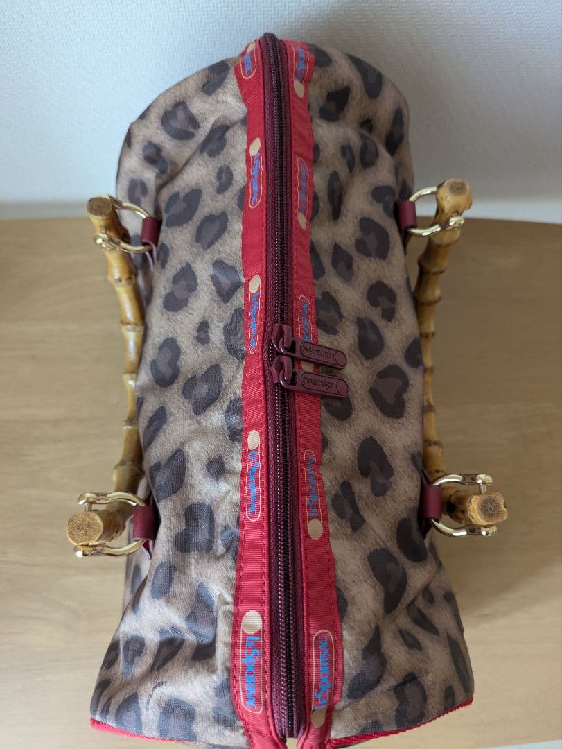 【美品】LeSportsacバンブーボストンバッグ