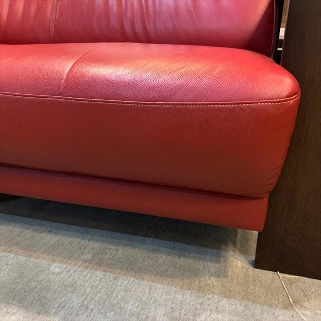 ciel様　カリモクチターノのダンテレザーアームソファ2シーター